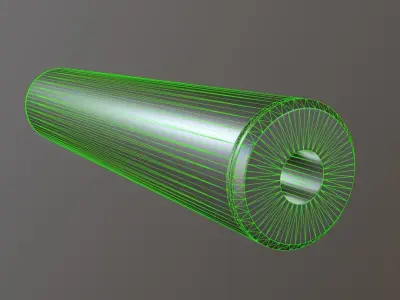 GG Silencer Low-poly 3D model