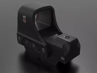 Holosun 510C Gen1 Low-poly 3D model