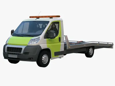15 vehicle  Chassis Truck  Passenger minibus Motorhome Tow truck 3D Model Pack