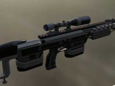 DSR 50         BLACK OPS 2 INSPIRED  Low-poly 3D model
