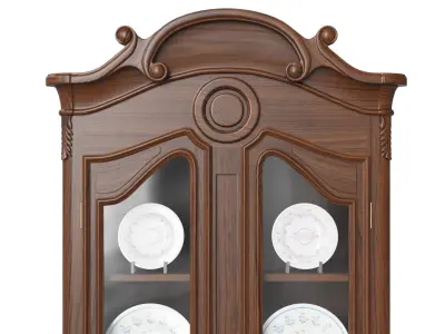 Showcase in classic style 750 3D model