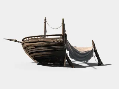 Shipwreck Camping 3D model