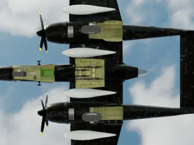 P-61 Black Widow 3D model