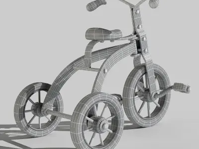 Tricycle 3D model by IzatAbdraimov
