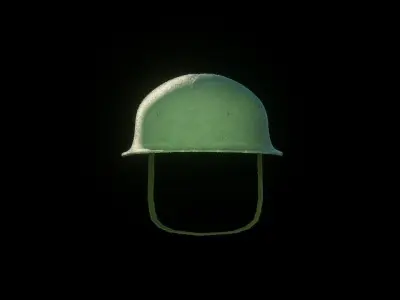 WW2 US helmet - Not game ready 3D model
