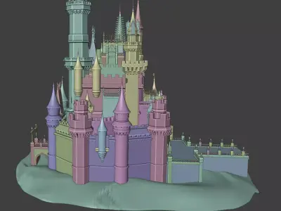 castle in 3d  3D model