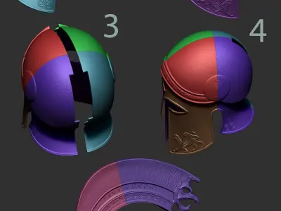 Helm of the Fearless 3D print model