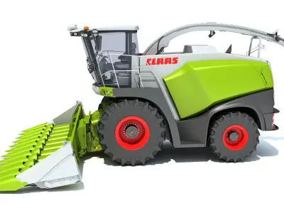 Claas Corn Combine 3D model