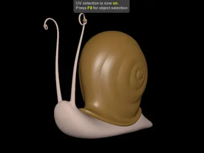 Snail 3D model shop