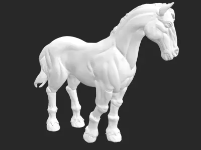 Horse basic 1 3D model