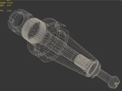 CNC Milling Tools 3D model