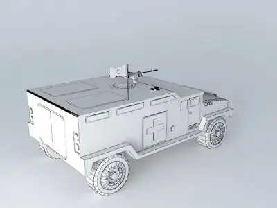 Sanytarnaya bronevyk Free 3D model