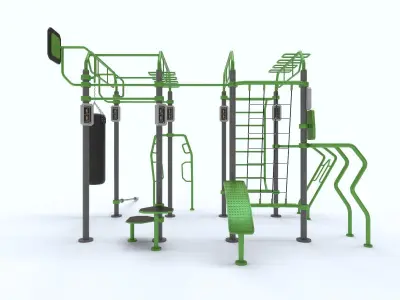 Impulse O-Zone Functional Training System 3D model