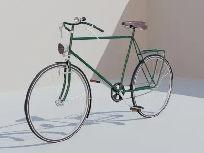 Blender Vintage Bike  3D model