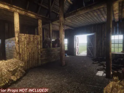 Farm Models Pack Unity Low-poly 3D model