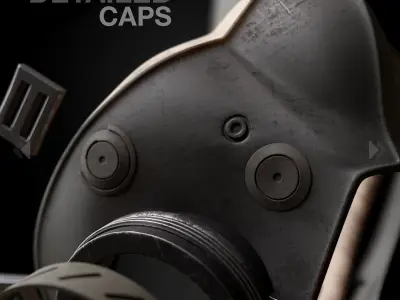Metal Gear Solid V - Gas Mask 3D Model for Print 3D print model