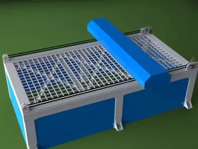 Laser machine Free 3D model