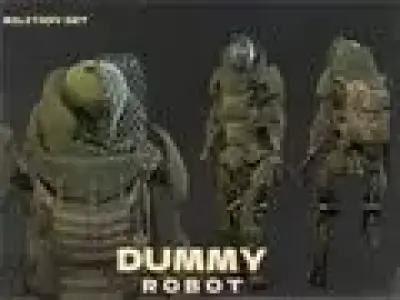 DUMMY robot FULL COLLECTION Low-poly 3D model