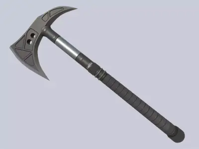 Combat axe Low-poly 3D model purchase