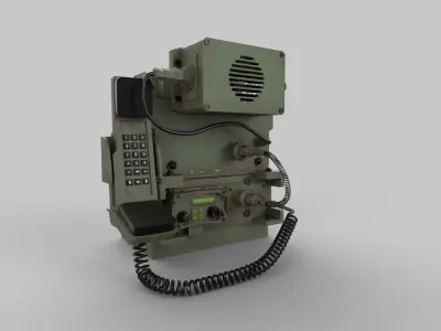 Military Radio 3D model order