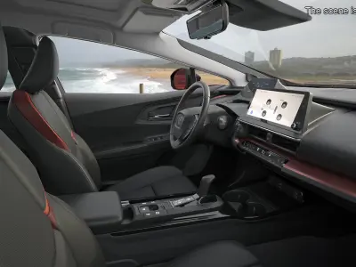  2025 Toyota Prius Red 