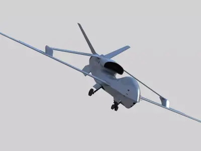 Chengdu Xianglong WZ7 UAV 3D model