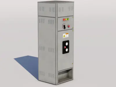 Electrical Box 11 Low-poly 3D model