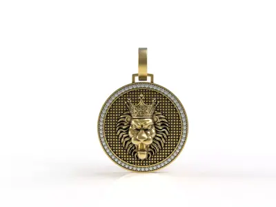 The Lion King Pendant 3D print model