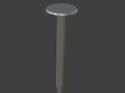 Simple Nail Zinc Free 3D model