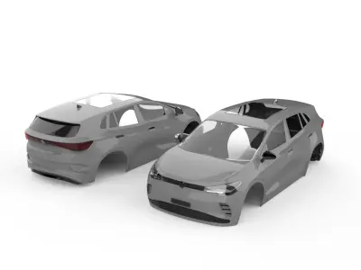 volkswagen id 4 2020 3D print model