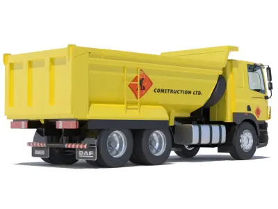 DAF CF85 Dumper 3D model