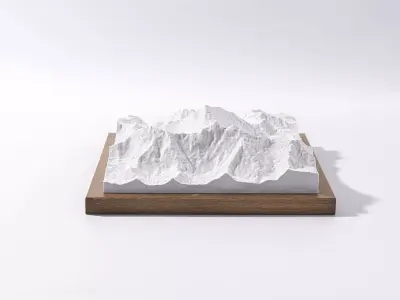 Mount Everest Wall Art Free 3D print model