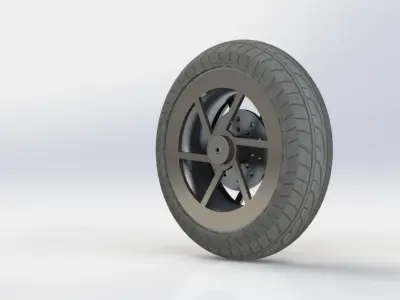 Wheel Free 3D model by n-kalanda98 - Rigged