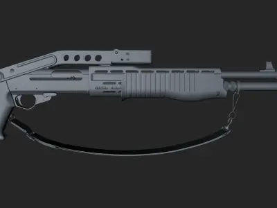 Franchi SPAS 12 3D model