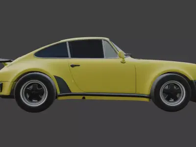 Porsche 911 Turbo 930 3D model