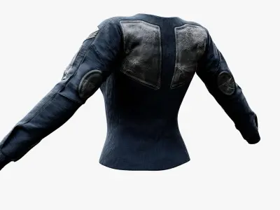 Military Tactical Shirt Low-poly 3D model