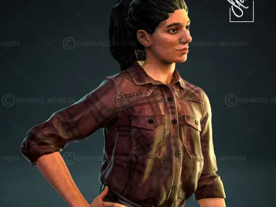 Dina - The Last of Us Part 2 3D print model