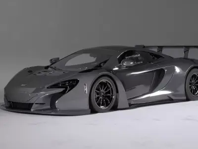 2017 McLaren 650S GT3 MSO - Race Car 3D Model 3D model