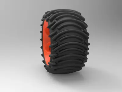 Offroad wheel 3D model