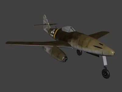 Messerschmitt Me 262 Schwalbe Free low-poly 3D model