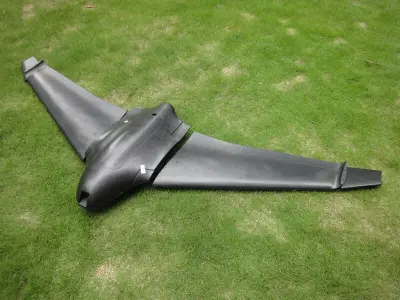 UAV Skywalker X8 Low-poly 3D model