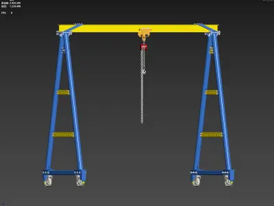 crane 3D model purchase