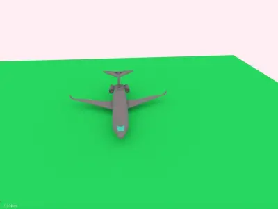 aircraft airplane 3D model buy