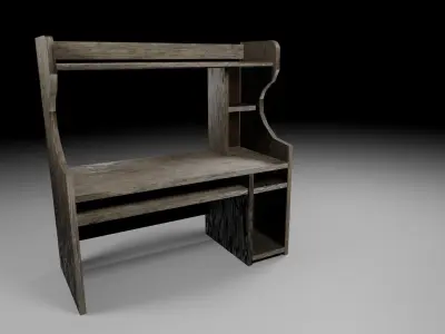Desk from Russia Free low-poly 3D model