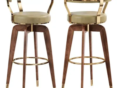 Jesse Yanai Bar Stool 3D model