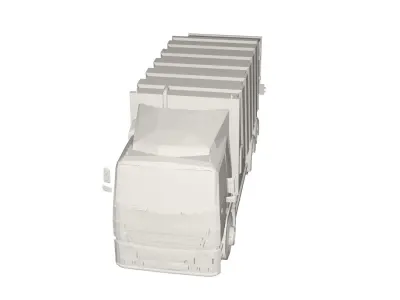 Garbage truck 3D model