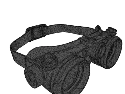 Futuristic Night Vision Goggles 3D model