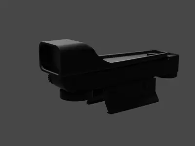 scope dot sight Low-poly 3D model