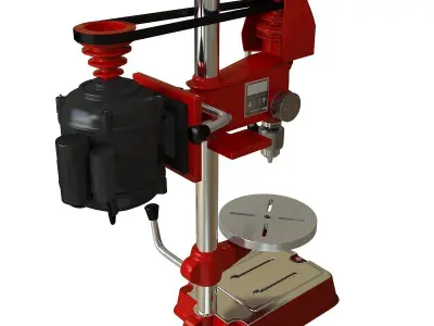 Bench drill 3D model buy