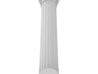 Greek Doric Column  Real Scale 3D Printable Model 3D print model